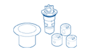 Paramount Vantage Retro Step Single Head Kit - Beige #006-602-6043-07