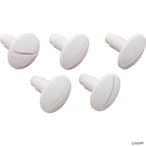 Pentair Kreepy Krauly Legend II Plastic Wheel Screw - White (5PK) # EC55