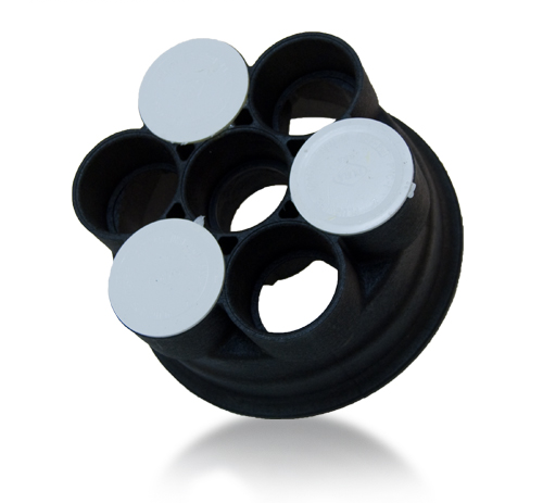 Paramount 3 Port Base-2" - Black #005-302-4012-03