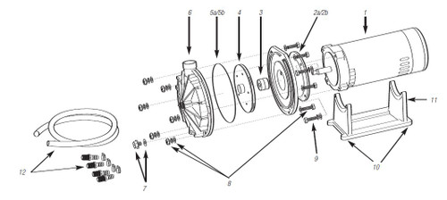 Hayward Booster Pump Motor Support # AX6060G Hayward Booster Pump Motor Support # AX6060G