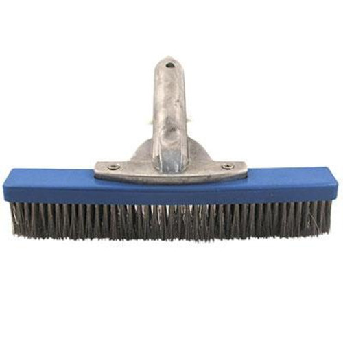 Poolstyle 10in Algae SS Brush w/ Aluminum Back # PS316 Poolstyle 10in Algae SS Brush w/ Aluminum Back # PS316