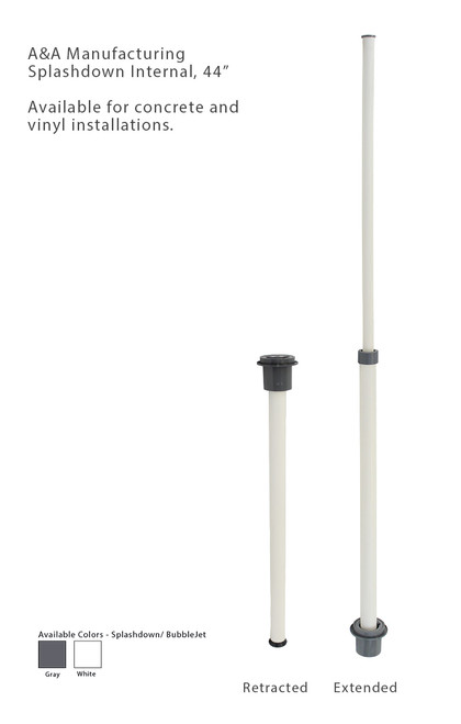A&A SplashDown Internal 44" Water Jet - Gray #545300 A&A SplashDown Internal 44" Water Jet - Gray #545300
