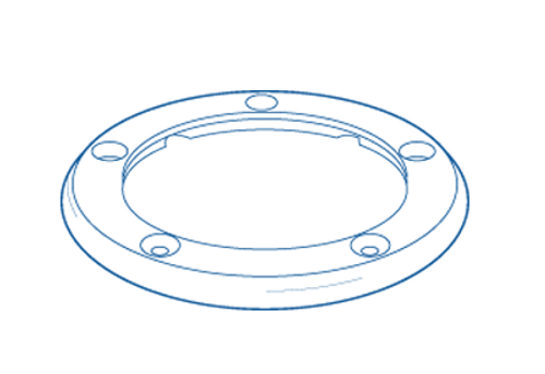 Paramount Vanquish Body Ring Top - Gray #005-577-4830-02 Paramount Vanquish Body Ring Top - Gray #005-577-4830-02