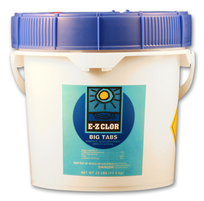 E-Z Clor 3 inch Chlorine Tablets in a Bucket (50 pounds)