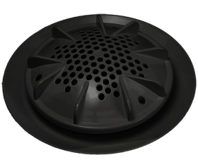 A & A Manufacturing Complete PDR2 10" Main Drain (Set of 2) - Black #564746