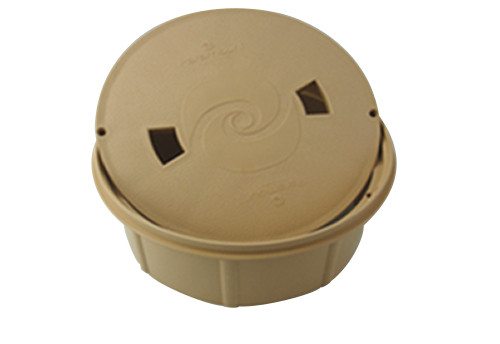Paramount Debris Canister Deck Lid and Ring - Beige #005-252-4570-08 Paramount Debris Canister Deck Lid and Ring - Beige #005-252-4570-08