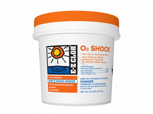 O2 Shock in a 25 Lb. Container O2 Shock in a 25 Lb. Container