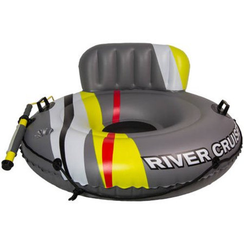 1 Deluxe River Cruiser Inflatable Lounge Chair w/Launcher Squirt Gun 1 Deluxe River Cruiser Inflatable Lounge Chair w/Launcher Squirt Gun