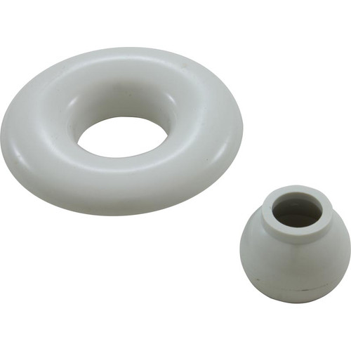 CMP 2.5" Builder Jet Escutcheon & Eyeball (1 X 1 Plbg) White CMP 2.5" Builder Jet Escutcheon & Eyeball (1 X 1 Plbg) White
