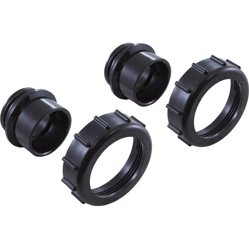 Pentair 2" x 2.5" Black Valve Adapter Kit