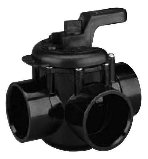Diverter Valve, PacFab Pentair, 2"s, 3-Way, CPVC Diverter Valve, PacFab Pentair, 2"s, 3-Way, CPVC