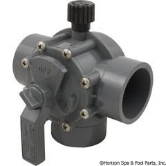 Dvtr Valve,Jandy/Zod, 2"s/2-1/2"spg Pos, 3 Way, Int/Ext Stop