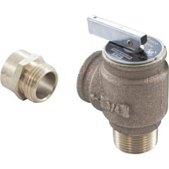 Pressure Relief Valve,Jandy/Zodiac,3/4" x 3/4",75psi,polymer