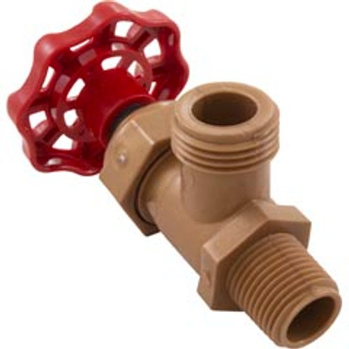 Hose Bib, 1/2" Male Pipe Thread, Plastic