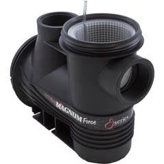 Trap/Pump Body, Jacuzzi Magnum Force3, w/Plugs, 02/03+, 3"