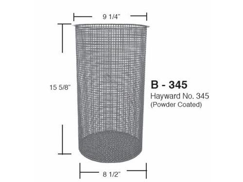 Basket, Trap, Hayward (SPSTX345SHX), Gen, In Line, Metal Basket, Trap, Hayward (SPSTX345SHX), Gen, In Line, Metal