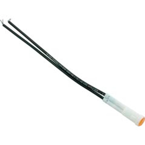 Indicator Light, Generic, 115v, 1°4"hs, Push Through, Amber Indicator Light, Generic, 115v, 1°4"hs, Push Through, Amber