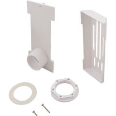 Skimmer Complete, Balboa GG, Spa Strip, w/Straight Nut, Wht