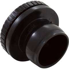Wall Return Fitting, CMP Directional Flow,1-1/2",Insider,Blk