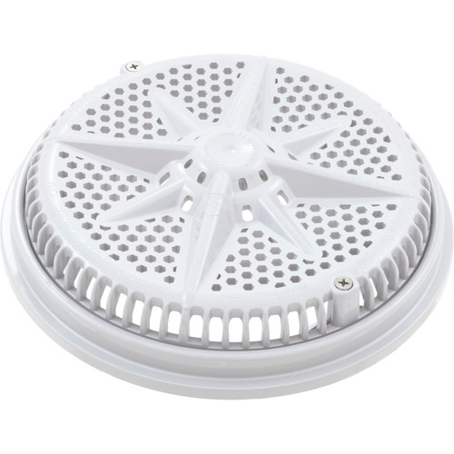Pentair StarGuard 8" Main Drain Grate w/ Short Ring - White