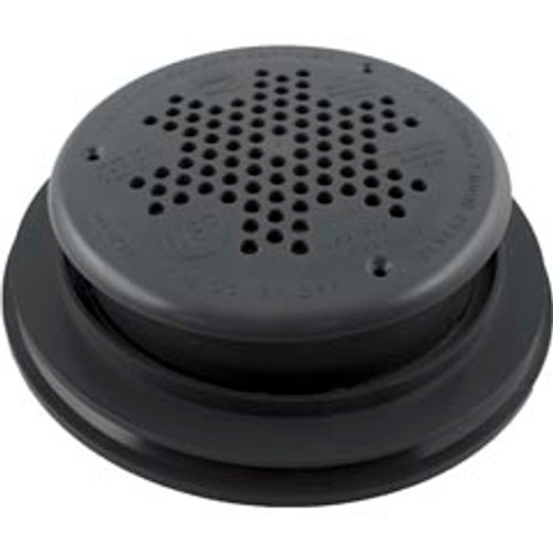 Frame, A & A Manufacturing PDR, 10" Round, with Grate, Gray Frame, A & A Manufacturing PDR, 10" Round, with Grate, Gray