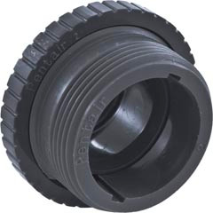 Inlet Fitting, Pentair, 1-1/2"mpt, 3/4" Orifice, Dk Gray