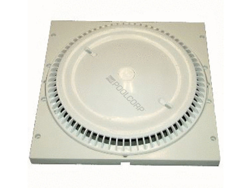 Main Drain Cover, Afras, Anti Vortex, w/Ring & Screws, LtGry Main Drain Cover, Afras, Anti Vortex, w/Ring & Screws, LtGry