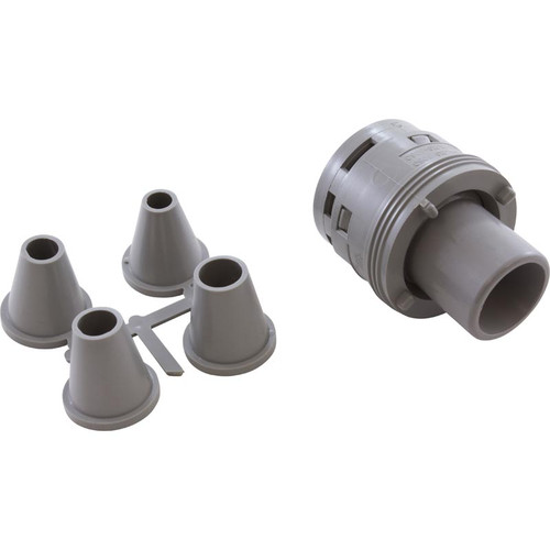 Nozzle, Waterway Poly Jet Caged Style, Directional, Gray Nozzle, Waterway Poly Jet Caged Style, Directional, Gray