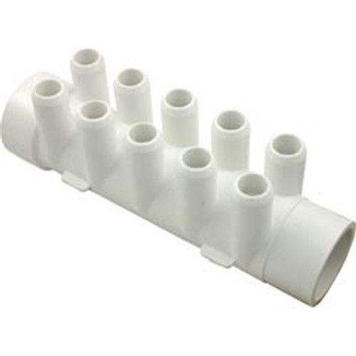 Manifold, 3/4"sb, 10 Port, Flow Thru, 1-1/2"s x 1-1/2"spg Manifold, 3/4"sb, 10 Port, Flow Thru, 1-1/2"s x 1-1/2"spg