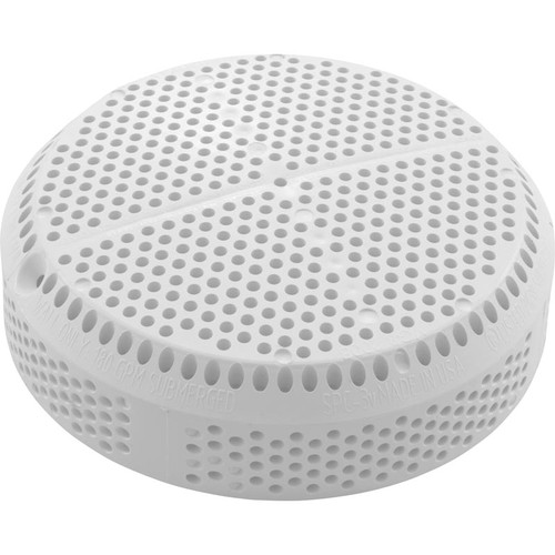 Suction Cover, Waterway 5" Super Hi-Flow, White, W/O Screws