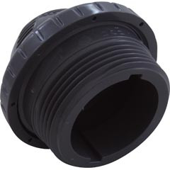 Infusion Venturi Return Fitting; 1.5 Inch, Threaded, Dark Gray VRFTHDG