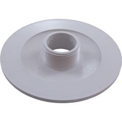 Wall Fitting, 6" dia, 1-7/8"hs, 1-1/2"mpt Extended, White