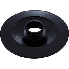 Wall Fitting, 6" dia, 1-7/8"hs, 1-1/2"mpt, Black