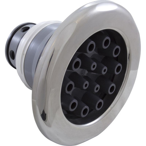 Jet Intl, CMP Jumbo,7-1/2"fd,Massage,Scalloped,SS/Graph Gry Jet Intl, CMP Jumbo,7-1/2"fd,Massage,Scalloped,SS/Graph Gry