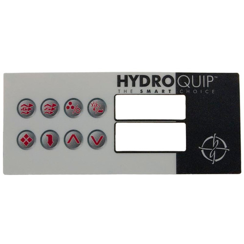 Hydro-Quip HT2 Large Rec 8 Button Overlay Hydro-Quip HT2 Large Rec 8 Button Overlay