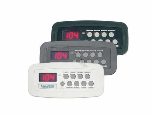 Control Panel, Jandy SpaLink, 8 Function,w/ Frame, Gray,150'