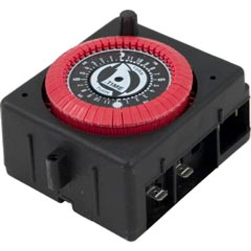 Timer,Intermatic,SPST,Panel Mount,115v,24hr,PF/RC w/Override