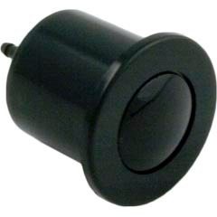 Air Button, Herga, Microbore, Black