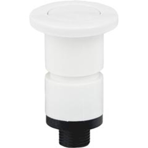 Air Button, Presair, Gunite, 1"hs, 1-1/2"fd, White Air Button, Presair, Gunite, 1"hs, 1-1/2"fd, White