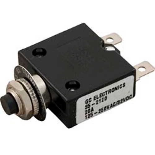 Circuit Breaker, Panel Mount, 20A, 115v Circuit Breaker, Panel Mount, 20A, 115v