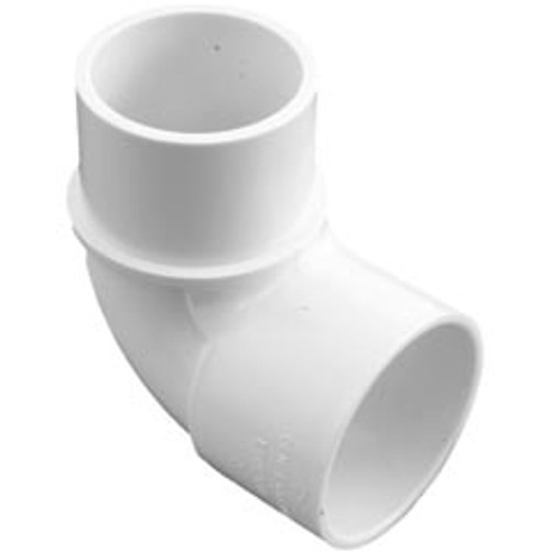 90 Elbow, Sweep, Gentekk, 2" Slip x 2" Spigot, Compact 90 Elbow, Sweep, Gentekk, 2" Slip x 2" Spigot, Compact