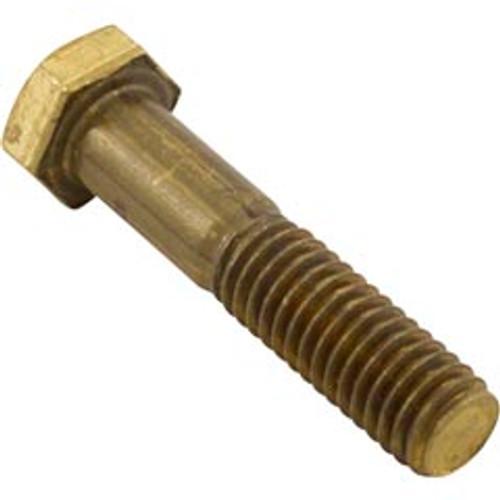 Bolt, 3/8"-16 x 1-11/16", Brass