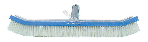 18" White Pvc Bristle Curved Alum Wall Brush