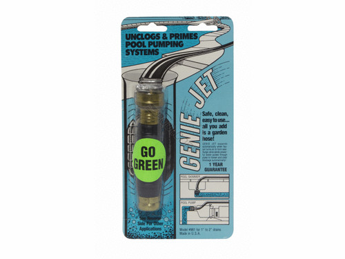 Genie Jet Drain Flusher F/ 1"-2" Pipe
