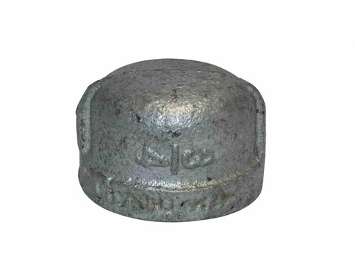 2 1" Galvanized Cap