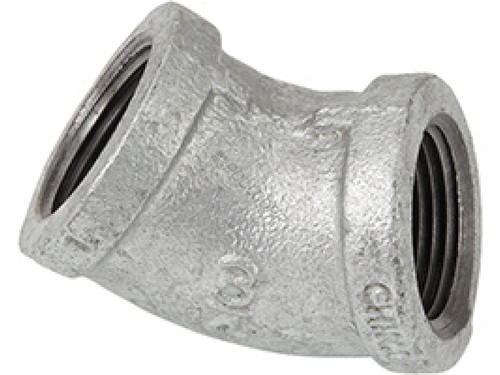 1" Galvanized 45^ Elbow