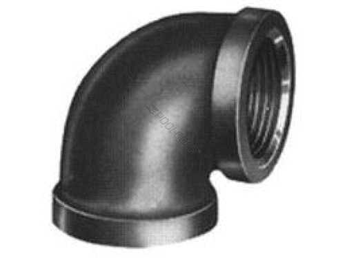 90^ Elbow Blk Steel .75" Fipt