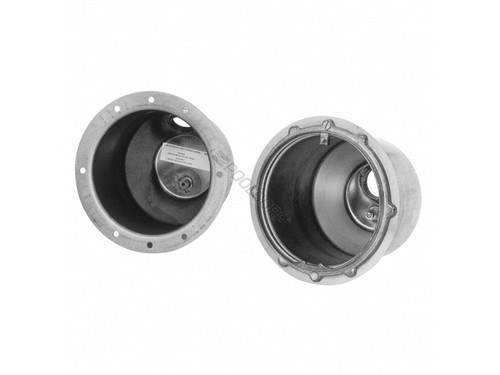 1" Top Hub Small Ss Concrete Light Niche