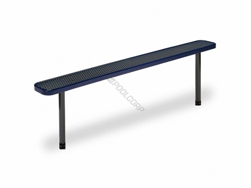 8' Permanent Exp Steel Bench W/O Back 8' Permanent Exp Steel Bench W/O Back