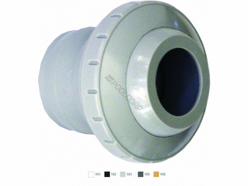 1.5" White Insider Eyeball Fitting - 1" Orifice